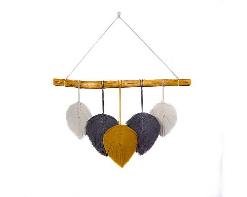 Bioplace Macramé Listy hořčicové